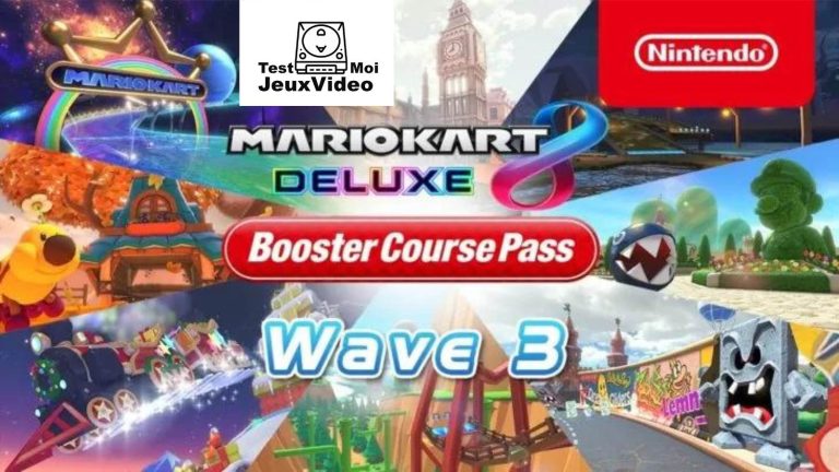 Mario Kart 8 Deluxe - Pass Circuits Additionnels - Troisième vague - Coupe Lune et Coupe Pierre - DLC 3 - Nintendo Switch.
