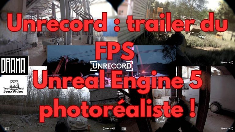 Bande-annonce - trailer Unrecord LE FPS Unreal Engine 5 !