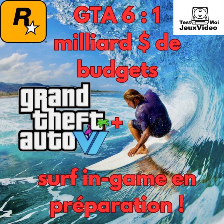 GTA 6 - 1 milliard de Dollars et un mode sur in-game en préparation - Rockstar Games - TestMoiJeuxVidéo.Fr