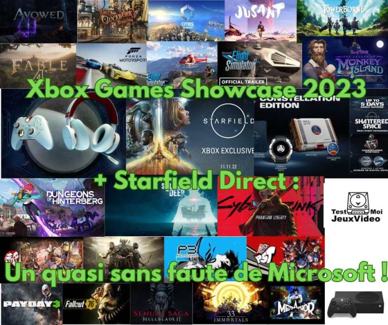 Xbox Games Showcase 2023 and Starfield Plus - Un quasi sans faute pour Microsoft - TestMoiJeuxVidéo.Fr