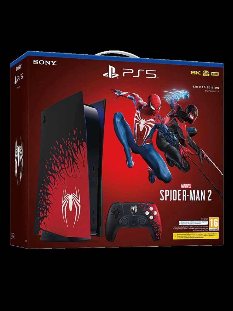 Pack console PlayStation 5 Marvel's Spider-man 2 Limited Edition - TestMoiJeuxVidéo.Fr - Pack