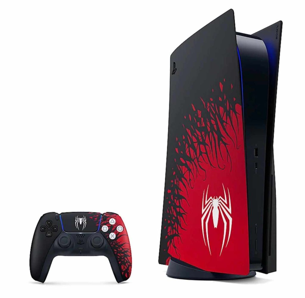 Pack console PlayStation 5 Marvel's Spider-man 2 Limited Edition - TestMoiJeuxVidéo.Fr - console PS5 et manette PS5 DualSense