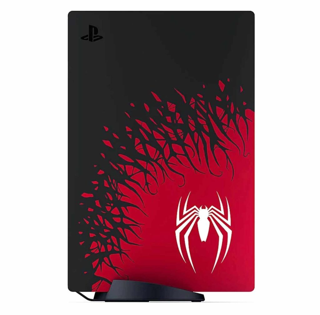 Pack console PlayStation 5 Marvel's Spider-man 2 Limited Edition - TestMoiJeuxVidéo.Fr - PS5 côté gauche