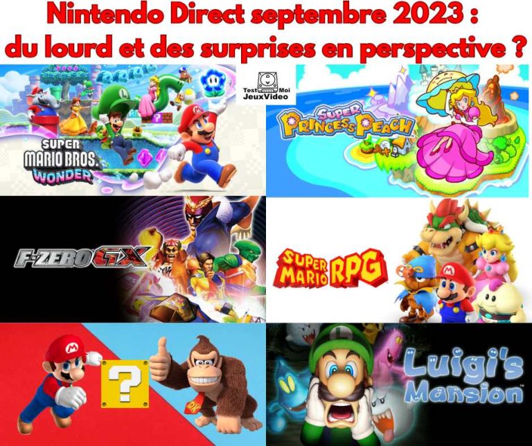 Nintendo Direct - Septembre 2023. Du lourd et des surprises en perspective. TestMoiJeuxVidéo.Fr