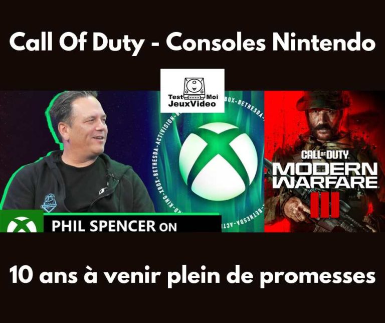 Call of Duty Console Nintendo - 10 ans à venir plein de promesses - TestMoiJeuxVidéo