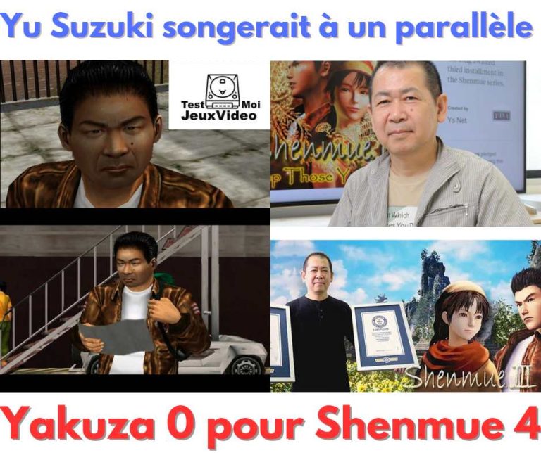 Yu Suzuki Songerait à un parallèle Yakuza 0 pour Shenmue 4 - TestMoiJeuxVidéo.Fr