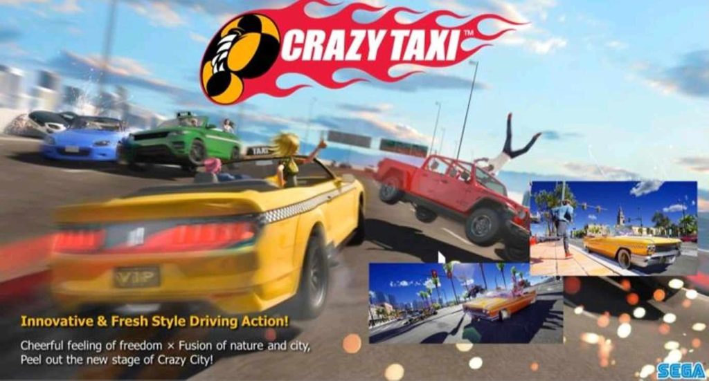 Photo nouveau visuel - Crazy Taxi - SEGA SuperGame Project - TestMoiJeuxVidéo.Fr