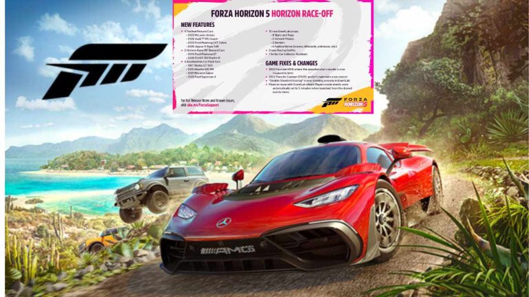 Forza Horizon 5 mise à jour et nouvelles voitures à l'horizon - Testmoijeuxvideo.fr