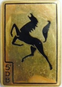 Insigne - Logo - de la 5e DB (5ème Division Blindée) de l'armée Française. TestMoiJeuxVidéo.Fr