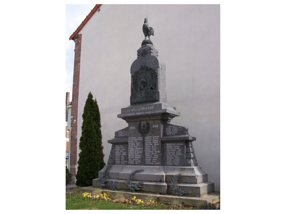 Monument aux Morts Anglure (51) - Seconde Guerre mondiale. Pauline Barnet - Victime Civile. TestMoiJeuxVidéo.Fr