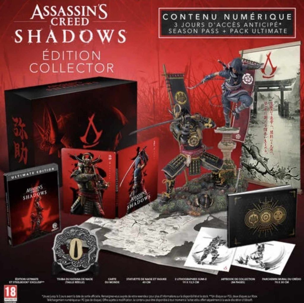 Assassin's Creed Shadows Edition Collector - Testmoijeuxvideo.fr