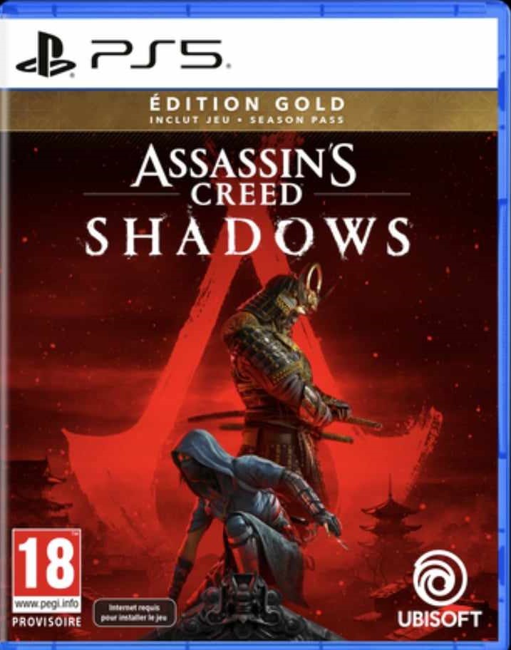 Assassin's Creed Shadows Edition Gold PS5 - Testmoijeuxvideo.fr