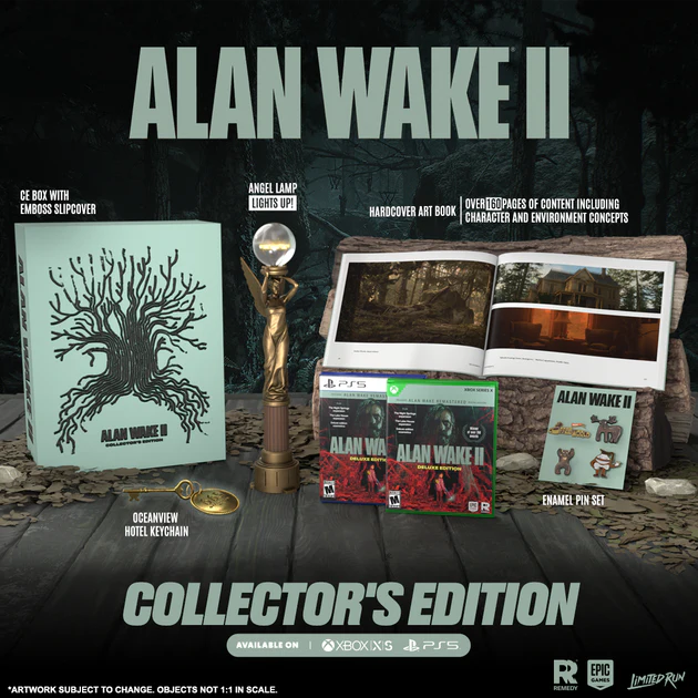 Alan Wake 2 Collector Xbox Series, version physique Limited Run. Testmoijeuxvideo.fr